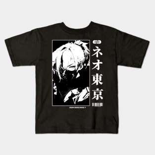 Cyberpunk Girl | Japanese Anime Aesthetic Kids T-Shirt